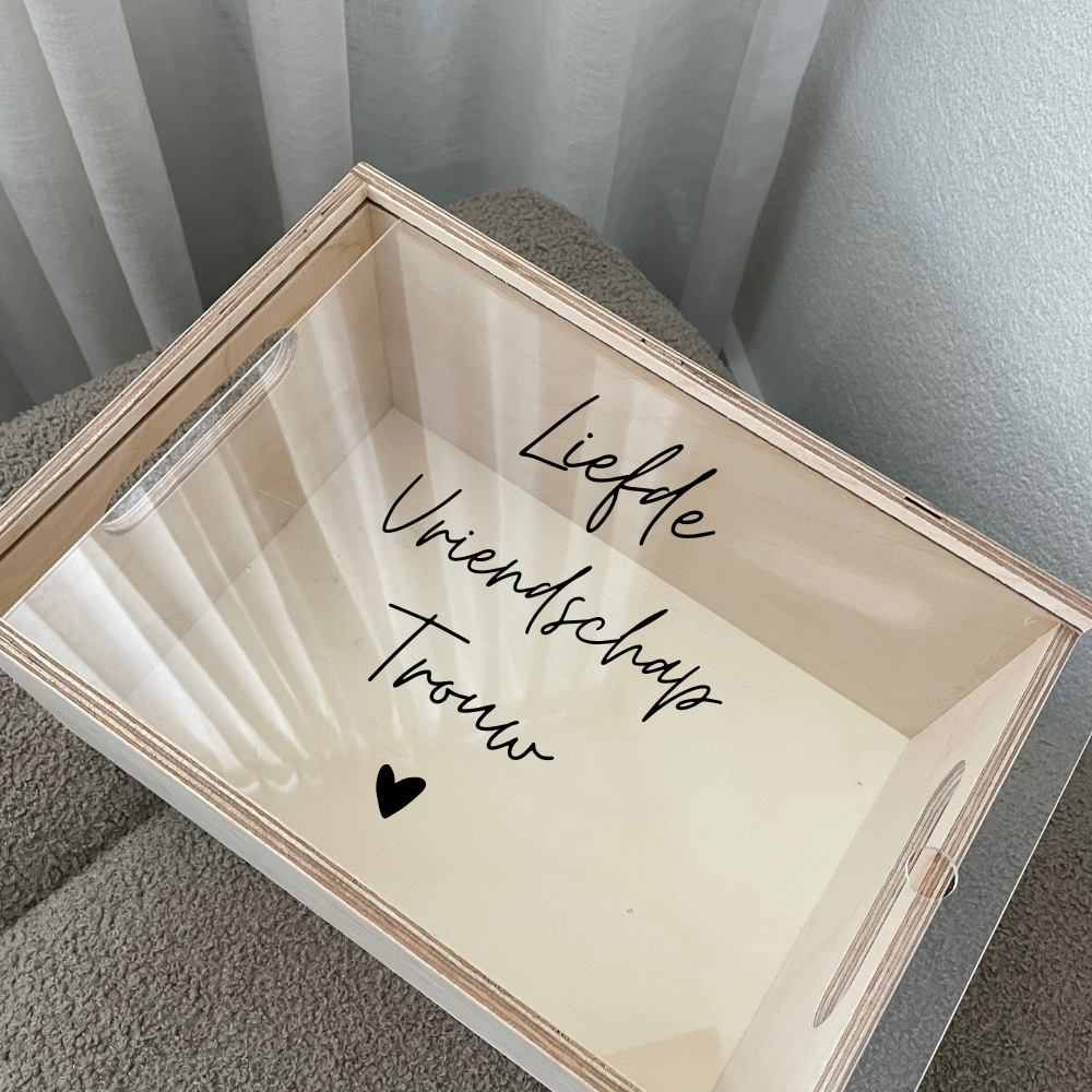 Bewaardoos| Liefde op papier| Trouwen