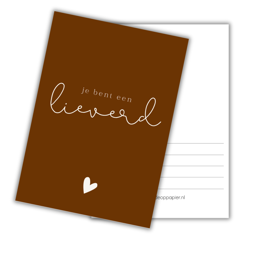 Kaart| Je bent een lieverd