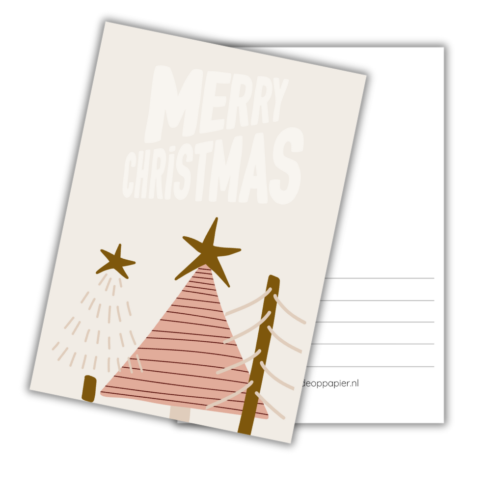 Kaart| Kerst| Merry Christmas