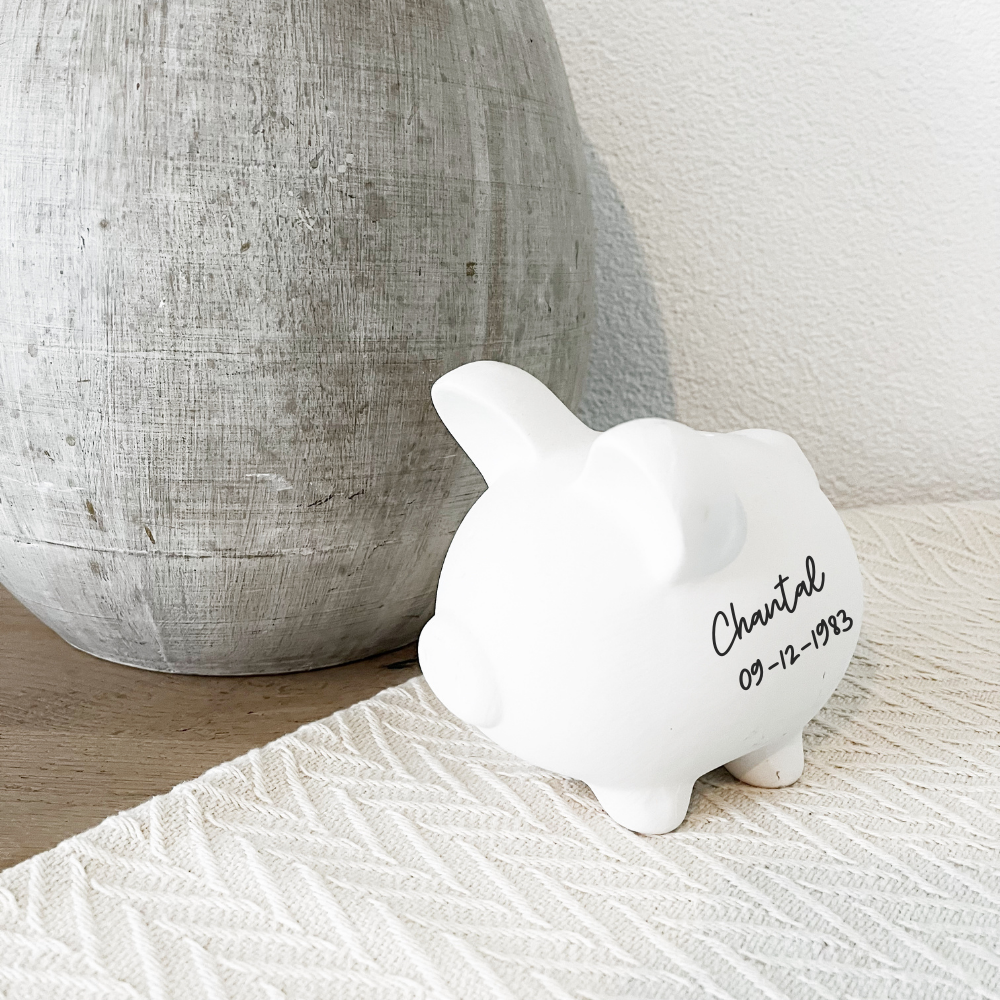 Spaarvarken| Gepersonaliseerd |Sierlijk