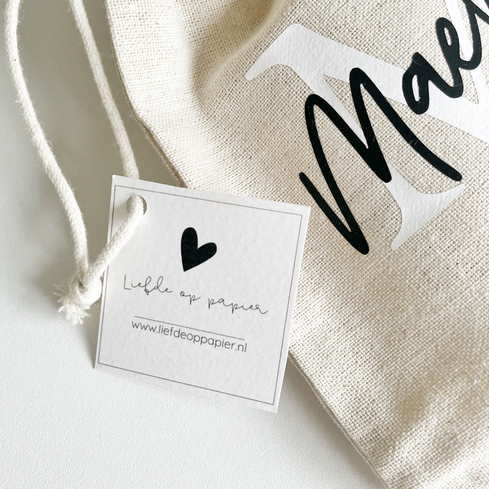 Geboortezakje| Gepersonaliseerd| Sierlijk