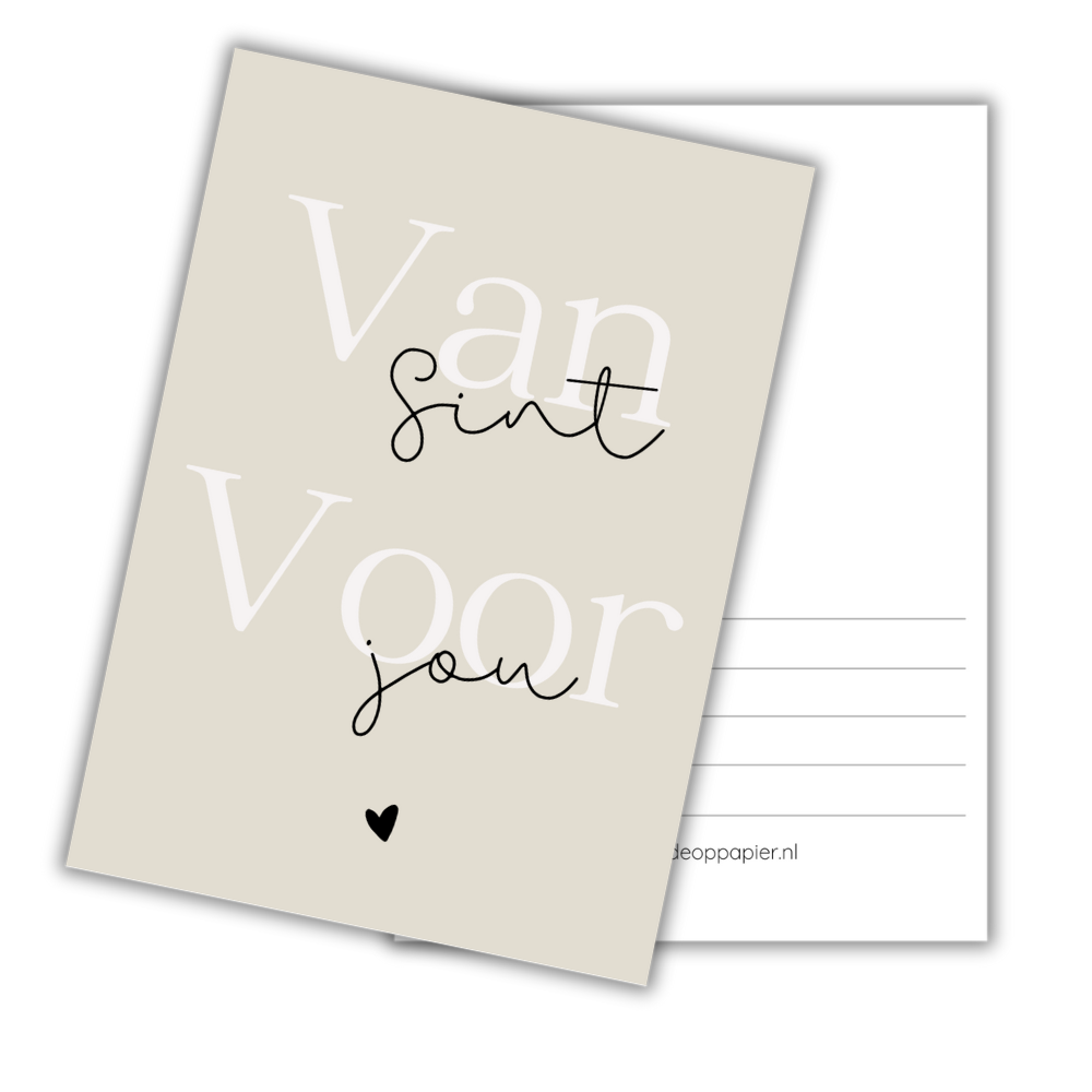 Kaart| Van Sint voor jou
