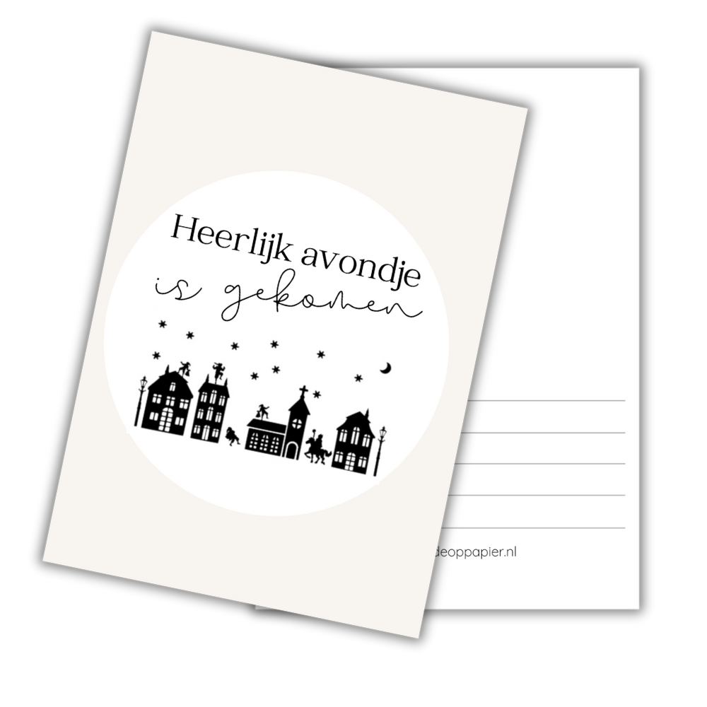 Kaart| Heerlijk avondje is gekomen