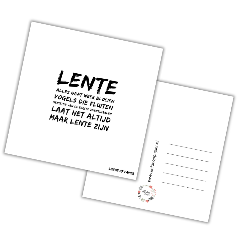 Kaart| Lente