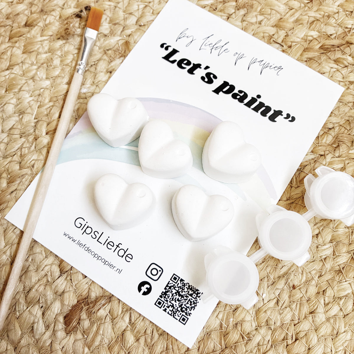 Gips| Hartjes set