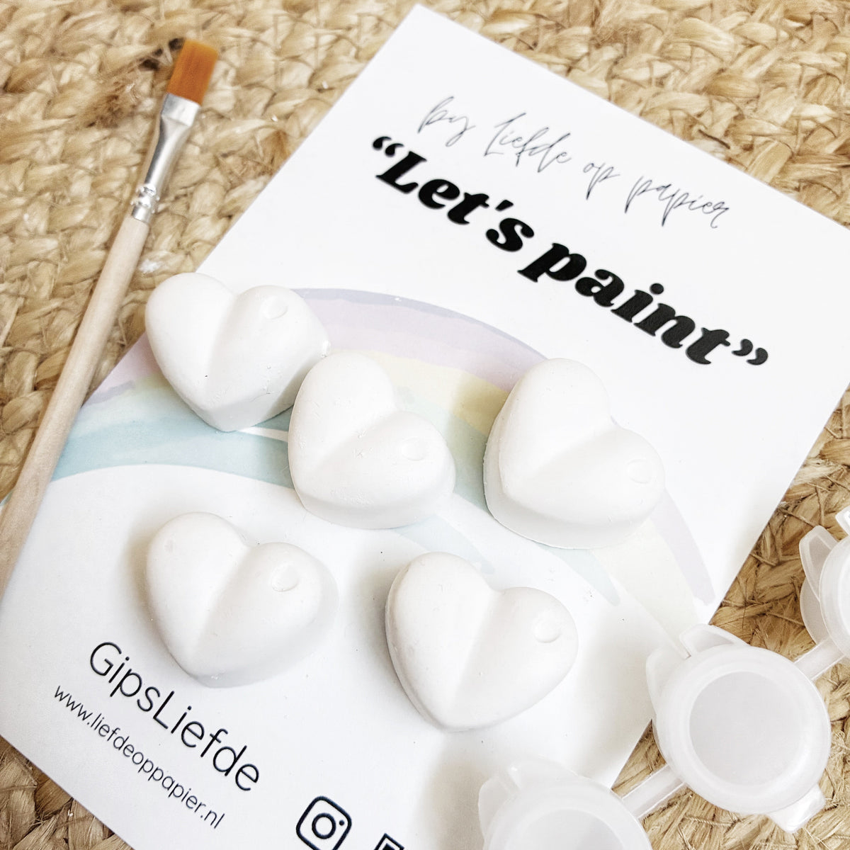 Gips| Hartjes set