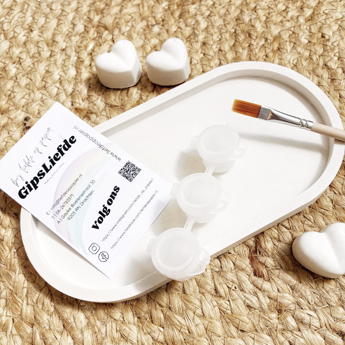 Gips| Hartjes set