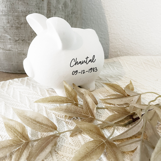 Spaarvarken| Gepersonaliseerd |Sierlijk