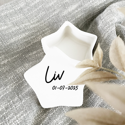 Bewaardoos keramiek| Gepersonaliseerd | Bewaren