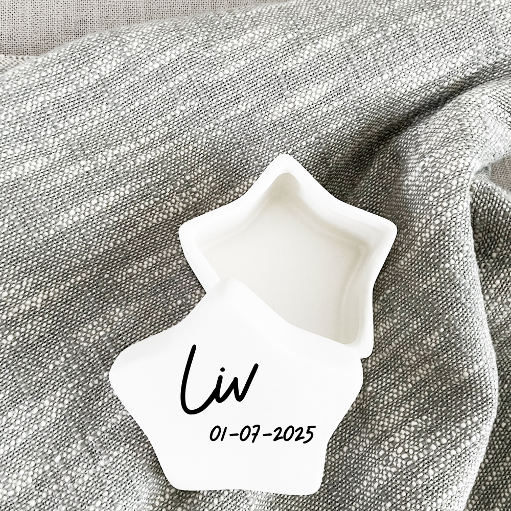 Bewaardoos keramiek| Gepersonaliseerd | Bewaren